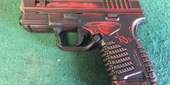 Battle Worn XDS in Red and Black