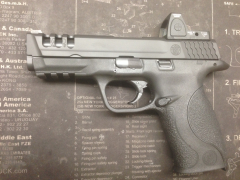 M&P custom ported slide and RMR install