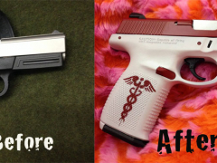 Nurse Theme Gun Before and After