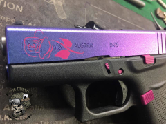 Custom Chameleon With a Rose