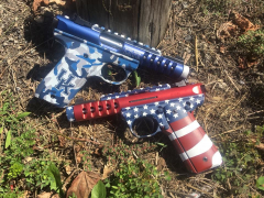 2 Custom Cerakote Ruger 22/45 Pistols