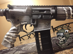 Skull AR Pistol Right Side Close Up