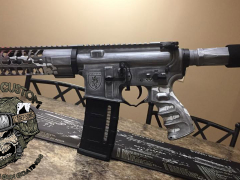 Skull AR Pistol Left Side