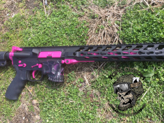 The Pink on this AR makes it stand out
