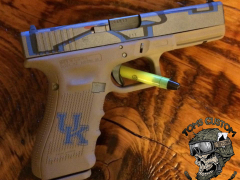 Custom UK Theme Glock in Cerakote