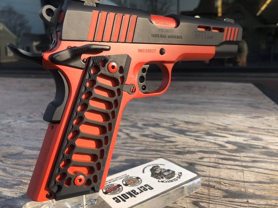 Beautiful Custom Laser And Cerakote 1911 Toms Custom Guns 8149